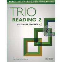 ราคา Bundanjai (หนังสือ) Trio Reading 2 : Students Book +Online Practice (P) (21364391479)