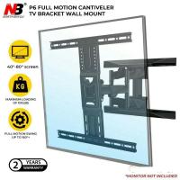 ราคา ใหม่ NB North Bayou P6 40"-80 "Full Motion Cantilever Wall Mount Tv Bracket แขนคู่ปรับ Samsung Lg Led Tv Mount (47056059428)