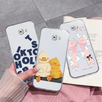 ราคา สําหรับ Samsung Galaxy C9 C9 Pro เป็ดสีเหลืองเล็กๆ Bow Letter Drop-Resistant กันกระแทกฝาครอบโทรศัพท์ที่ชัดเจนสําหรับ samsung c9 pro SamsungC9 ซิลิโคน Capa กันชน (27438103908)