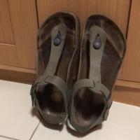 ราคา Birkenstock สีเทา มือสองของแท้ size 38 (957992289)