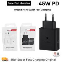 ราคา หัวชาร์จเร็ว แท้ Samsung 45W PD Type C Super Fast Charging Original 100% รองรับชาร์จไว ชาร์จเร็ว (44602619814)