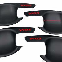 ราคา Vios วีออส ปี2007-2012 เบ้ากันรอย สีดำโลโก้แดง (21879390829)