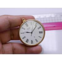 ราคา นาฬิกา Vintage มือสองญี่ปุ่น PocketWatch นาฬิกาพก Citizen ชุบทอง ระบบ QUARTZ ผู้ชาย ทรงกลม กรอบทอง ตัวเลขโรมัน 45มม (24172575778)