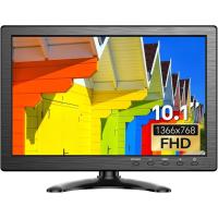 ราคา Eyoyo 10.1 นิ้ว Security Monitor ความละเอียด 1366x768,จอภาพ HDMI ขนาดเล็กรองรับอินพุต USB HDMI VGA AV BNC หน้าจอขนาดเล็กพร้อมลําโพงในตัวสําหรับกล้องวงจรปิด PC NVR (48004925467)