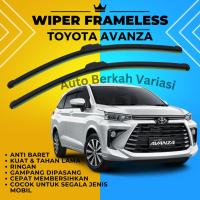 ราคา TOYOTA AVANZA ALL NEW AVANZA รถ WIPER ขนาด 22" & 16" - PAIR OF FRAMELESS WIPERS ANTI-SCRATCH อุปกรณ์เสริมในรถยนต์ (56709046896)