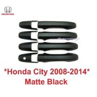 ราคา สีดำด้าน ครอบมือจับประตู HONDA CITY 2008 - 2013 ฮอนด้า ซิตี้ ครอบมือดึง ครอบมือเปิด ประตู ครอบมือจับ มือจับประตู ที่ดึง (28472663038)