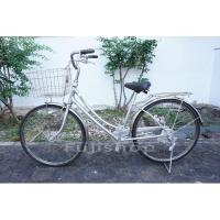 ราคา จักรยานแม่บ้านญี่ปุ่น - ล้อ 26 นิ้ว - ไม่มีเกียร์ - ไฟหน้าอัตโนมัติ - Bridgestone - สีเงิน [จักรยานมือสอง] (58154789473)