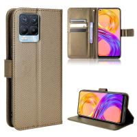 ราคา Flip Case Realme 8 / Realme 8 Pro Case Wallet PU Leather Back Cover Realme8 Pro Phone Casing (44065995948)