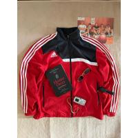 ราคา แจ็คเก็ต อดิดาส ของแท้มือสอง โลโก้แบบปัก Adidas Jacket, Black Red Track Jacket Climacool (47156963214)