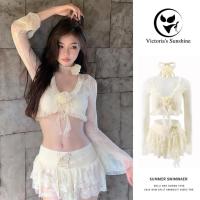 ราคา ชุดว่ายนํ้า bikini ลูกไม้ (51553341914)