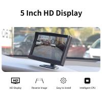 ราคา มอนิเตอร์รถยนต์ 5 นิ้ว TFT LCD 5 นิ้ว HD ดิจิทัล 16:9 หน้าจอ 800*480 อินพุตวิดีโอ 2 ทาง สําหรับกล้องมองหลัง DVD VCD (19348031444)