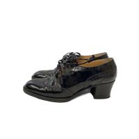 ราคา Hermes Pumps 35.5 BLK leather Direct from Japan Secondhand (52009076907)