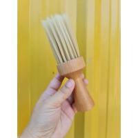 ราคา แปรงปัดเศษผม ด้ามไม้ ขนนุ่ม มีด้ามจับ ใช้สำหรับปัดเศษผมลูกค้าในร้านตัดผม (28600445466)