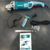ราคา หินเจียร ( ลูกหมู, หินเจียรไฟฟ้า ) TOTAL TG1251806 ขนาด 7 นิ้ว 2400 วัตต์ (7020902020)