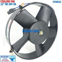 ราคา พัดลม ขนาด 12นิ้ว 5ใบ 24v 5A CF0032 John Chuan เเท้ Cooling Fan 12" 5B 3200-24 มอเตอร์พัดลมแอร์ เป่าแผงแอร์ ระบายความ (26564387531)