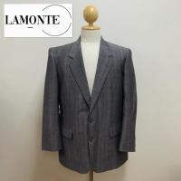 ราคา สูทผู้ชาย LAMONTE UCMO ลายตาราง สีเทา กระดุมเสื้อ 2 เม็ด กระดุมแขน 3 เม็ด (29807276934)