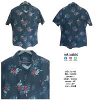 ราคา เสื้อฮาวาย Hawk มือสอง ของแท้ รหัส hv142 (21069286611)