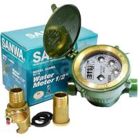 ราคา มาตรวัดน้ำ มิเตอร์น้ำ SANWA ขนาด 1/2” (4หุน) ซันวา (18262367531)