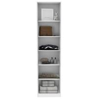 ราคา Koncept Furniture ตู้เสื้อผ้าชั้นเก็บของ (หน้าบานเปิดซ้าย) ขนาด 50 ซม. สีขาว&กระจกชาดำ รุ่น BLOX 19210468