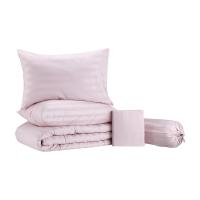 ราคา HomeHuk ชุดผ้าปูที่นอน รุ่นเอ็มลินนี่-ทู ขนาด 6 ฟุต (6 ชิ้น/ชุด) - สีชมพูอ่อน (27387117395)