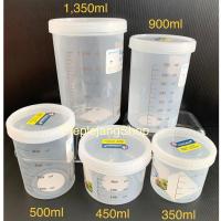 ราคา กระปุกใส่อาหาร โหลใส่น้ำตาล ขวดโหลกลม Super lock มีขีดสเกล BPA Free (2463357492)