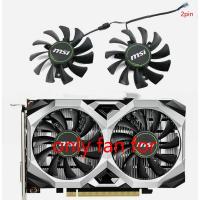 ราคา 2pin 75 มม.พัดลมระบายความร้อนสําหรับ MSI GTX1650 Ventus GTX1650S Ventus GPU การ์ด (55158881187)