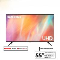 ราคา SAMSUNG 55 นิ้ว รุ่น UA55AU7002KXXT AU7002 UHD 4K SMART TV (2021) (25818981184)