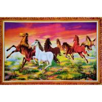 ราคา โปสเตอร์ ภาพวาด ม้าวิ่ง ม้ามงคล ม้า8ตัว ภาพมงคล เสริมฮวงจุ้ย Horse River Running POSTER 24”x35” Inch Painting V6 (3943394723)