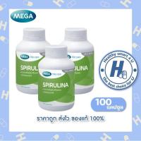 ราคา lotใหม่ พร้อมส่ง !!Mega We Care Spirulina 500mg 100เม็ด สาหร่ายสไปรูลิน่า โปรตีนชนิดเม็ด (3ขวด) (17805196281)
