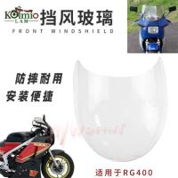 ราคา Fit For Suzuki RG400 RG500 Gamma 1985 -1987 Front Glass Deflector Motorcycle Windshield Windscreen (57654988166)