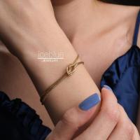 ราคา 【iceblue】สร้อยข้อมือถักทองชุบ14K สีทอง/เงิน เหล็กสแตนเลสไม่หมอง แฟชั่นผู้หญิงผู้ชาย รุ่นB03 (27736584691)