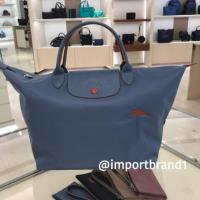 ราคา LONGCHAMP Le Pliage Club S หูสั้น สีฟ้า(ป้ายkingpower) (2263891489)