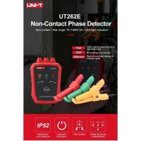 ราคา UNI-T เครื่องตรวจจับสามเฟสแบบไม่สัมผัส UT262E เครื่องทดสอบการหมุนเฟส Sequencer Breaker Finder 70V-1000V AC LED Buzzer ตัวบ่งชี้ (43209637236)