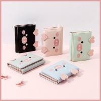 ราคา CUTE HEART-SHAPED PIG EAR SHORT WALLET (44263495825)