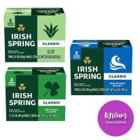 ราคา Irish Spring Deodorant Soap Classic 2 Bars Pack 2x3.2oz (90g) ไอริชสปริง สบู่ก้อน ดับกลิ่นกาย สุตรคลาสสิก 90กรัม แพค 2 (24213579064)