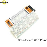 ราคา บอร์ดทดลอง Breadboard 830 Point Solderless PCB Bread Board MB-102 (12139972538)