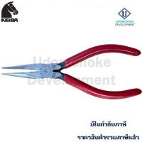 ราคา คีม KEIBA T-306S-6" ปากแหลมด้ามบาง สีแดง (8415654464)