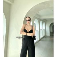 ราคา N-3375 จั้มสูทสวยๆ ชุดดินเนอร์ จั้มสูทขายาว จั้มงานป้าย (42802582034)