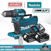 ราคา MAKITA DHP483Z / DHP483RFE 18V สว่านไร้สาย สว่านไดร์เวอร์ 13MM (1/2") (52057010148)