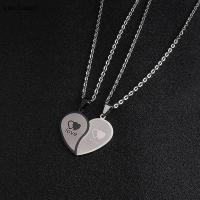 ราคา สร้อยคู่ สร้อยคอคู่ สร้อยคอจี้หัวใจคู่ พร้อมส่งใน (24314756116)