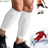 ราคา BLAZESKY สนับแข้งฟุตบอล, รองรับการบีบอัดแบบรังผึ้ง Shin Defender, อุปกรณ์ฟุตบอลไนลอน EVA กันกระแทกน่องการบีบอัดแขนออกกําลังกาย (56759313605)