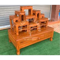 ราคา โต๊ะหมู่บูชา 9 หน้า 6 ไม้สัก กล่องลิ้นชัก กว้าง 56 ยาว 100 สูง 30 สูงรวม 79 ซม. ขนาดลิ้นชัก กว้าง 29 ลึก 40 สูง 8 ซม. (23332008230)