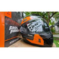 ราคา หมวกกันน็อกเปิดคาง FAST&FURIOUS สีส้ม (24780517901)