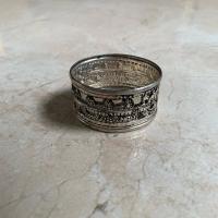 ราคา แหวนรัดผ้าเช็ดปาก Napkin Holder / Napkin Ring เครื่องเงินซื้อมาจากประเทศลาว (26505695390)