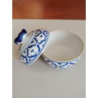 ราคา โถฝาปิดลายคราม น้ำเงิน-ขาว (Blue & White) งานจีน (41377628517)