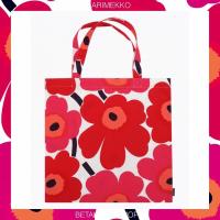 ราคา พร้อมส่ง !! Marimekko Unikko Tote Bag ดอกแดงพื้นขาว รุ่น classic (3822557504)