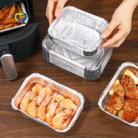 ราคา [maygood] ถาดใส่อาหารอลูมิเนียมฟอยล์ 50 ชิ้น Staable BBQ กระทะหยดสําหรับกิจกรรมทําอาหารบุฟเฟ่ต์ถาดอบ (47309241563)