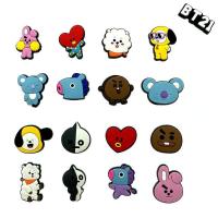 ราคา Kpop Bt21 jibits Tata Bts Jibitz สําหรับ designcs Charm Chimmy Bt21 ออกแบบ Jibbits สําหรับเด็กรองเท้าอุปกรณ์เสริมรองเท้า Charms Pins ตกแต่ง (23158832891)