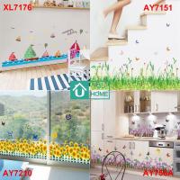 ราคา สติ๊กเกอร์ติดผนัง wall sticker pvc ต้นไม้ ดอกไม้ ลายนก ทะเล สติ๊กเกอร์แต่งบ้าน สติกเกอร์แต่งห้อง วอลเปเปอร์ (23441910583)