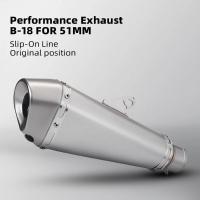 ราคา Universal Motorcycle Exhaust Yoshimura Muffler Pipe With DB Killer For ZX6R ZX10 Z900 1000 CBR1000 (53253489861)